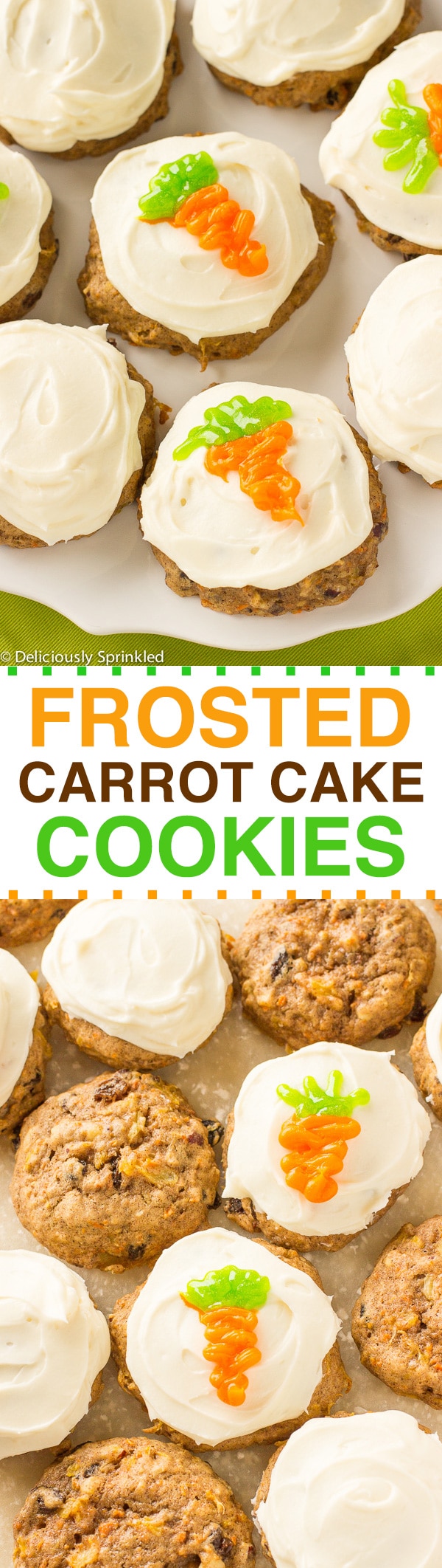 FROSTED CARROT CAKE COOKIES