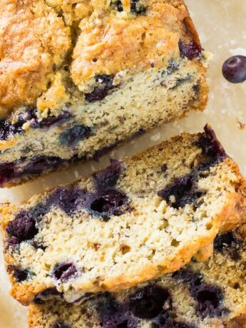 BLUEBERRY BANANA BREAD