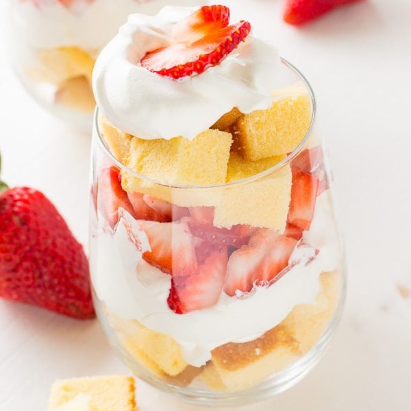 Strawberry Shortcake Trifle Cups