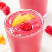 Raspberry Peach Smoothie