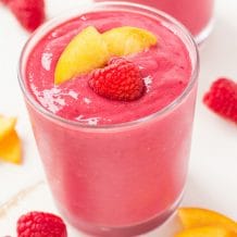 Raspberry Peach Smoothie