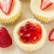 Mini Strawberry Cheesecake Recipe