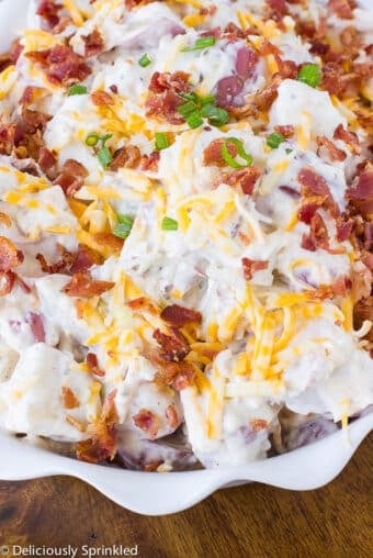 Creamy bacon ranch potato salad – Deliciously Sprinkled