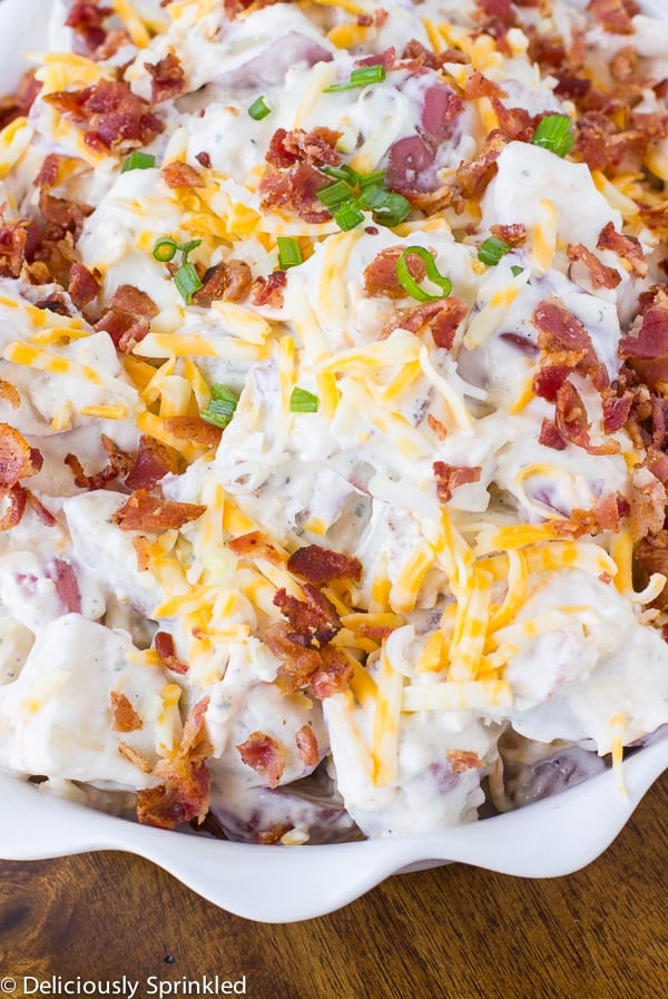 CREAMY BACON RANCH POTATO SALAD