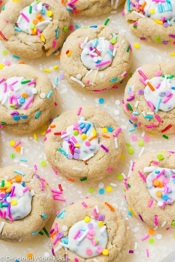 FUNFETTI PEANUT BUTTER COOKIES