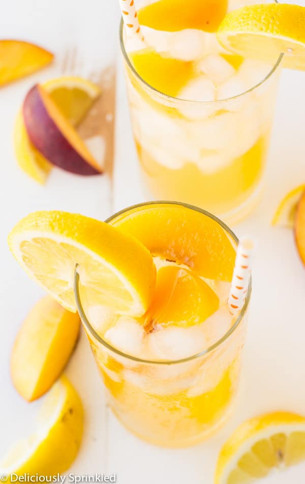 FRESH PEACH LEMONADE