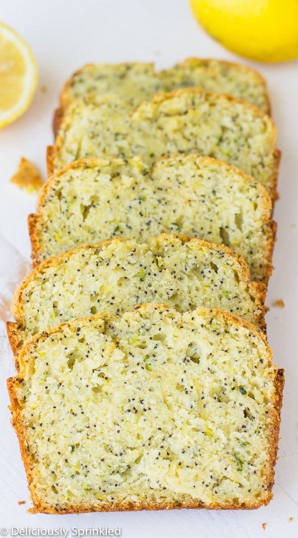 LEMON POPPYSEED ZUCCHINI BREAD