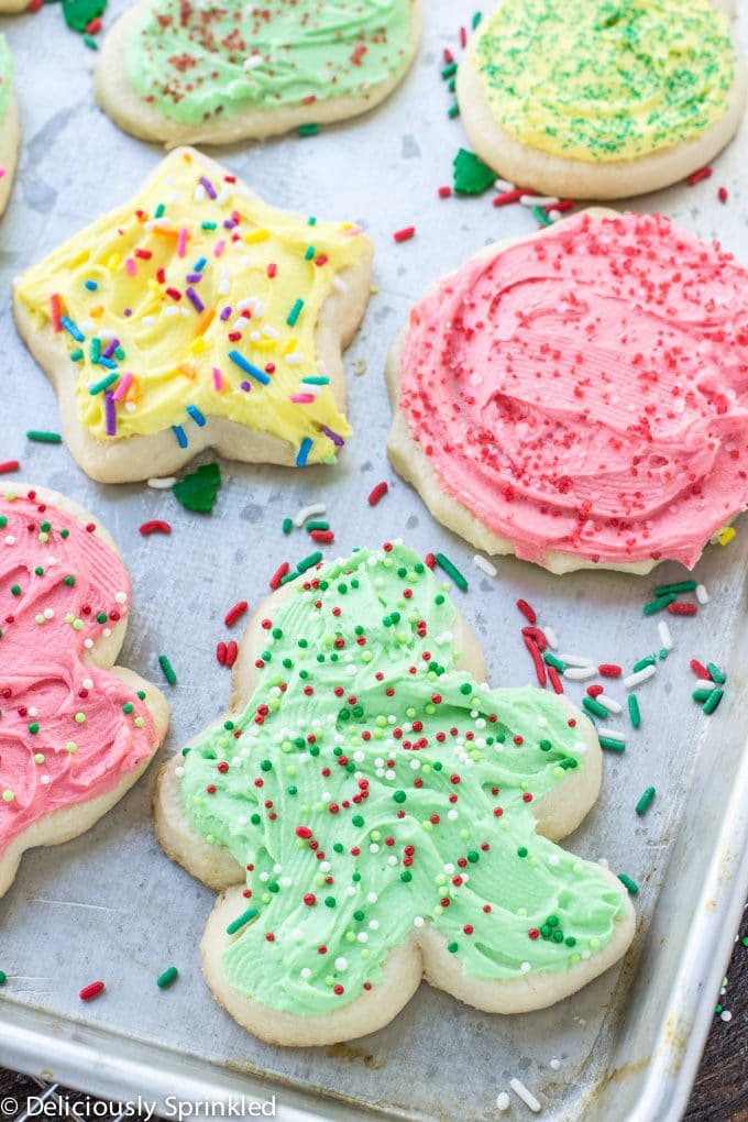 The Best Christmas Cut-Out Cookies Frosting
