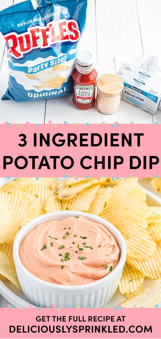 The Best Potato Chip Dip Deliciously Sprinkled