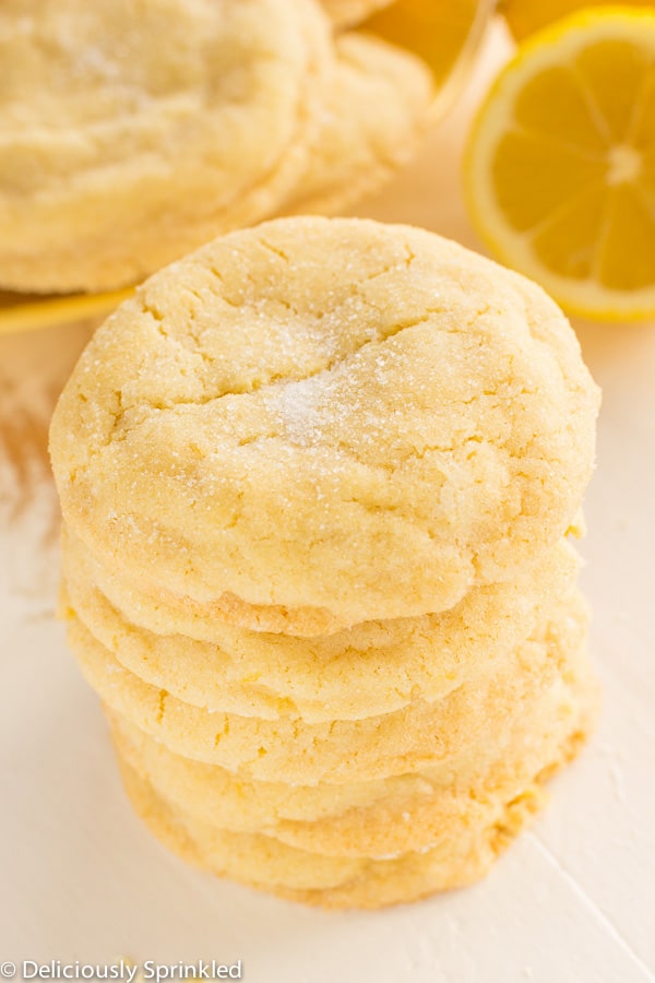 Lemon Sugar Cookies | Deliciously Sprinkled