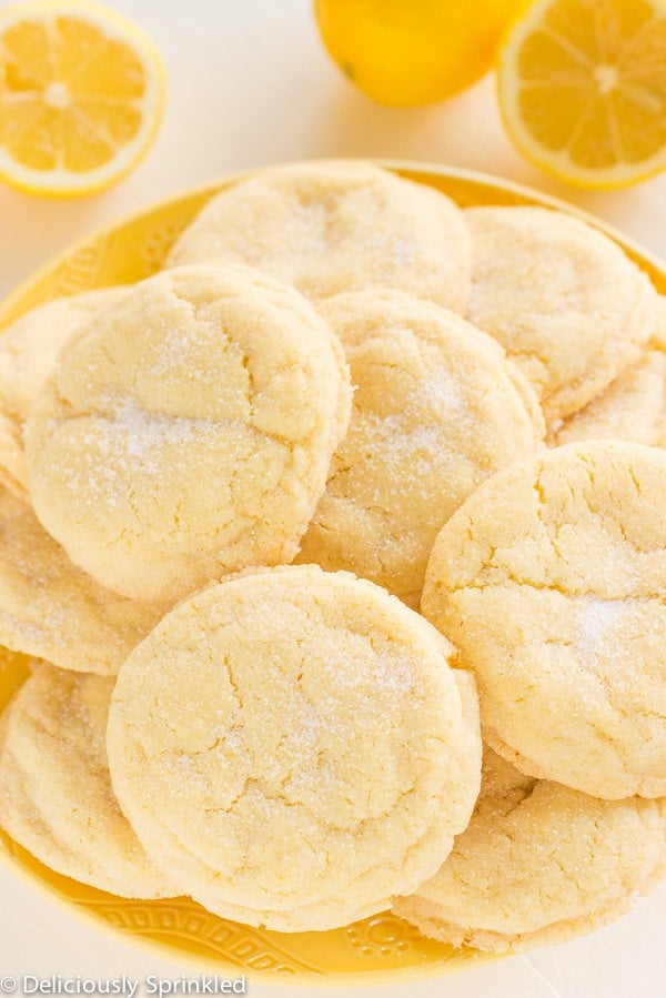 Easy Lemon Sugar Cookie Recipe