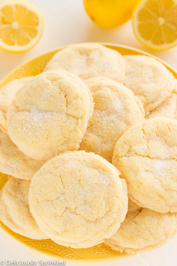 Lemon Sugar Cookies – Deliciously Sprinkled