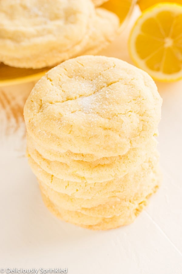 Lemon Sugar Cookies – Deliciously Sprinkled