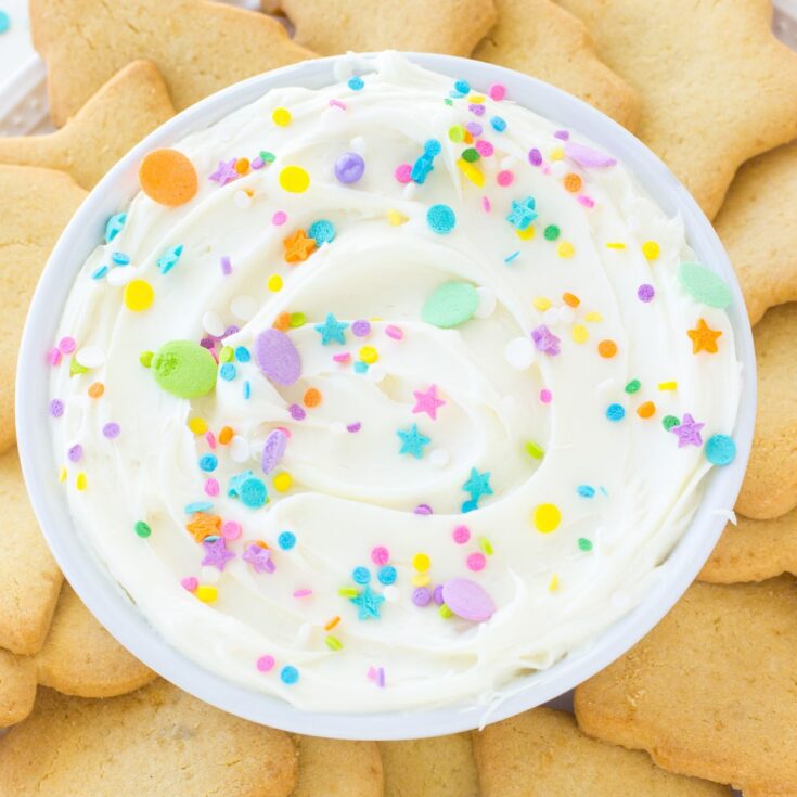 Sugar Cookie Dip Recipe on deliciouslysprinkled.com