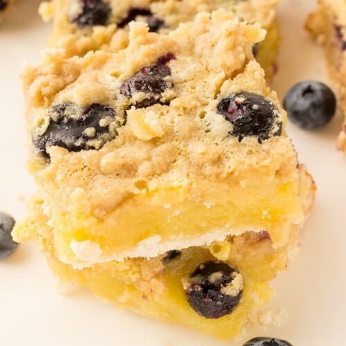 Blueberry Lemon Bars – Deliciously Sprinkled