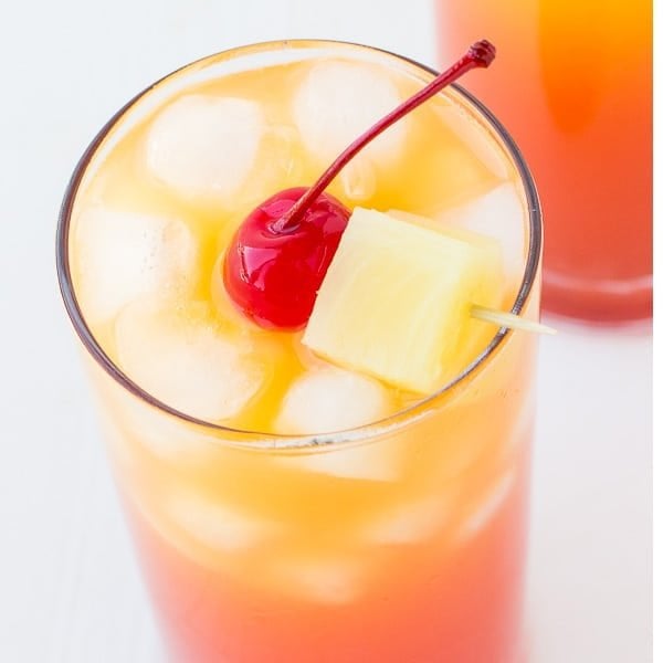 Pineapple Fruit Punch + Rum Punch Recipe!