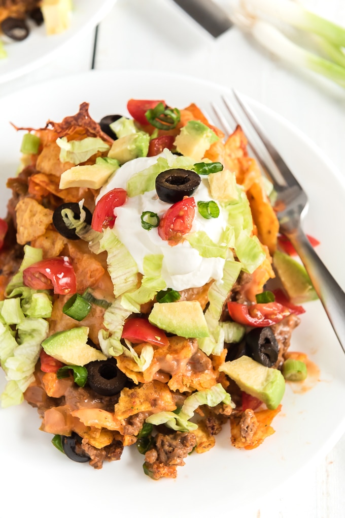Doritos Taco Casserole Deliciously Sprinkled