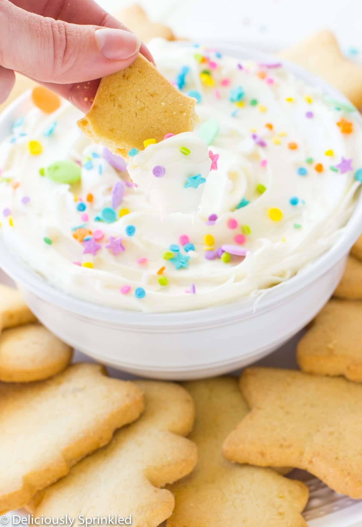 Sugar Cookie Dip Deliciously Sprinkled