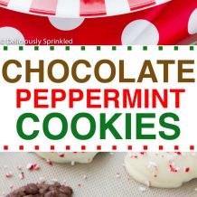 chocolate peppermint cookies recipe