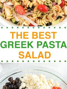 The Best Greek Pasta Salad Recipe – Deliciously Sprinkled