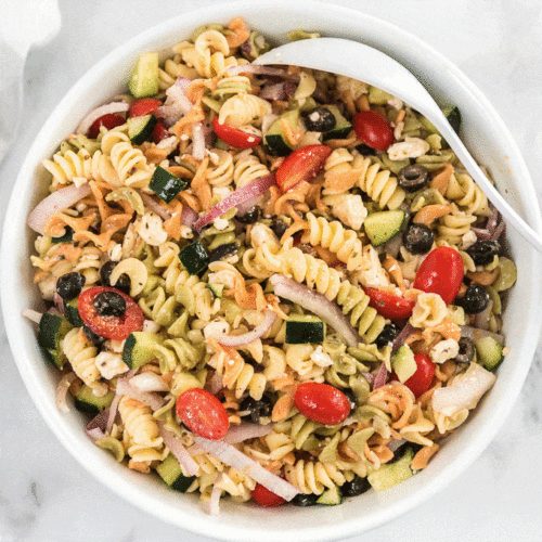 The Best Greek Pasta Salad Recipe – Deliciously Sprinkled