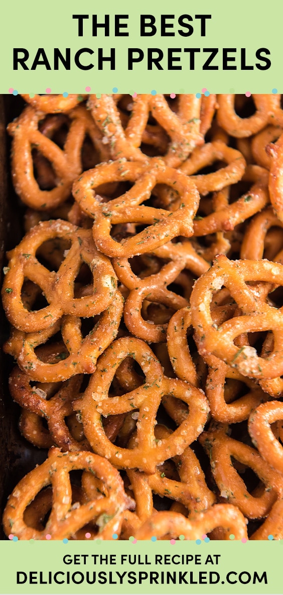 Ranch Pretzels Deliciously Sprinkled