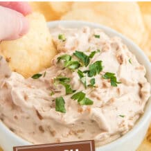Easy French Onion Dip Recipe