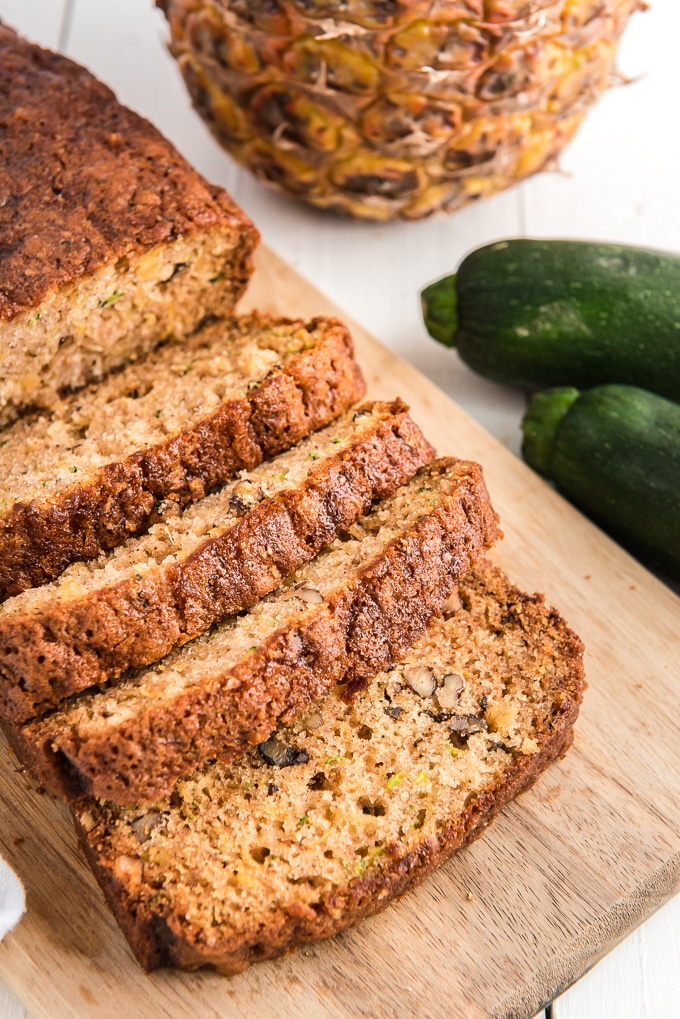 PINEAPPLE ZUCCHINI BREAD RECIPE - Deliciously Sprinkled