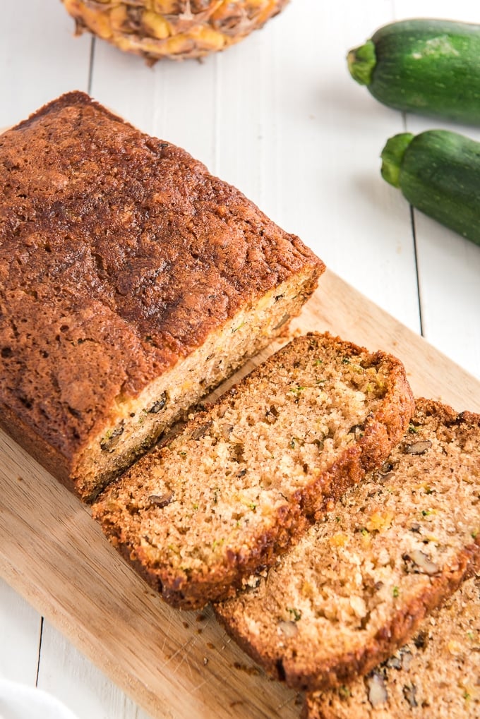 PINEAPPLE ZUCCHINI BREAD RECIPE - Deliciously Sprinkled