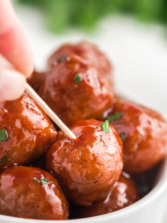 crockpot meatballs perfect for a appetizer
