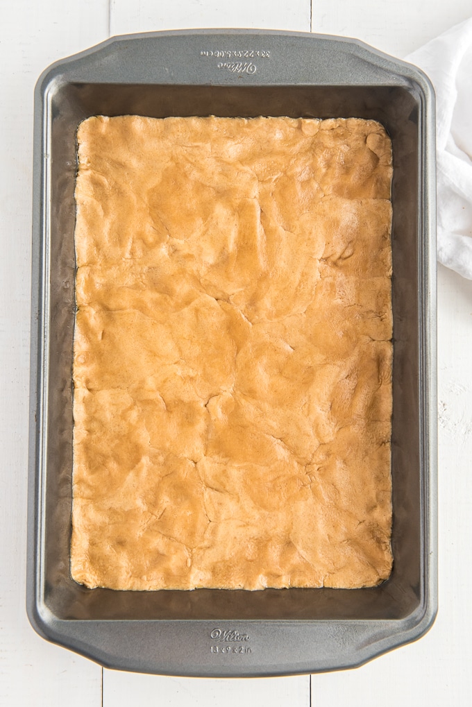 peanut butter cookie dough for smores bars
