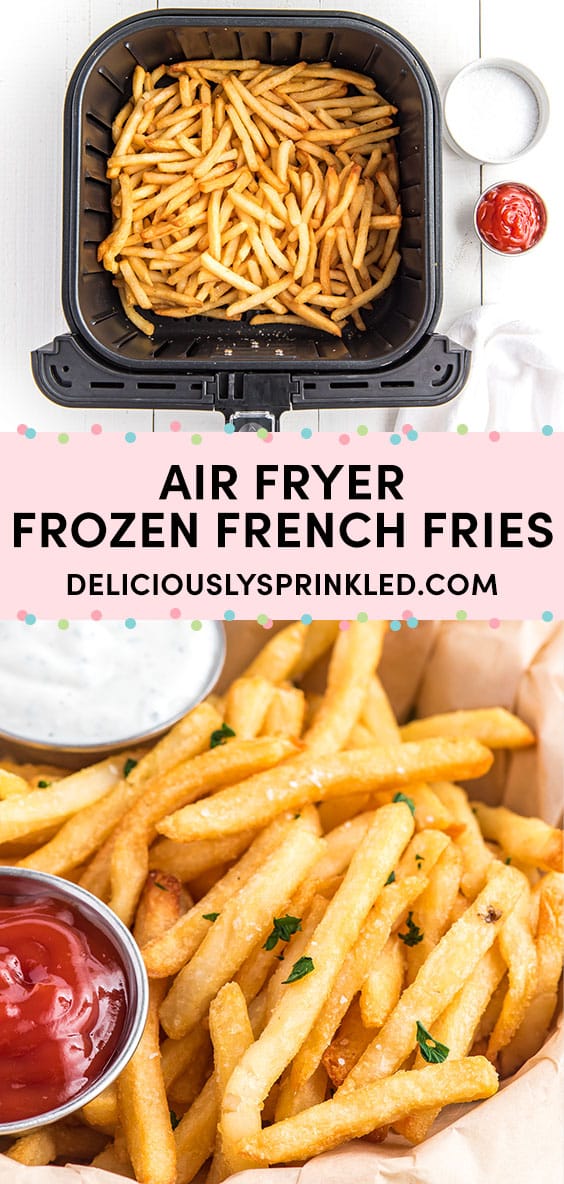 Frozen French Fries in Air Fryer Deliciously Sprinkled