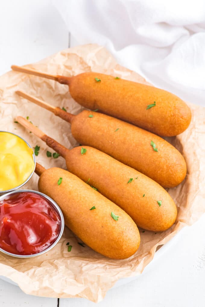 Air Fryer Corn Dogs – Deliciously Sprinkled