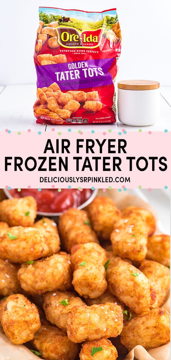 Air Fryer Tater Tots Deliciously Sprinkled