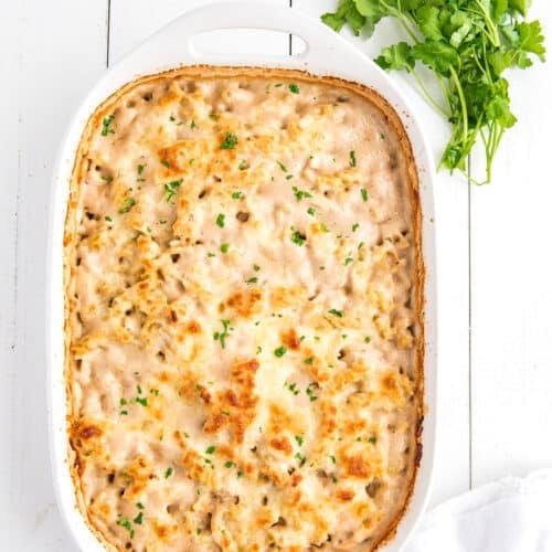 Easy Chicken Alfredo Bake – Deliciously Sprinkled