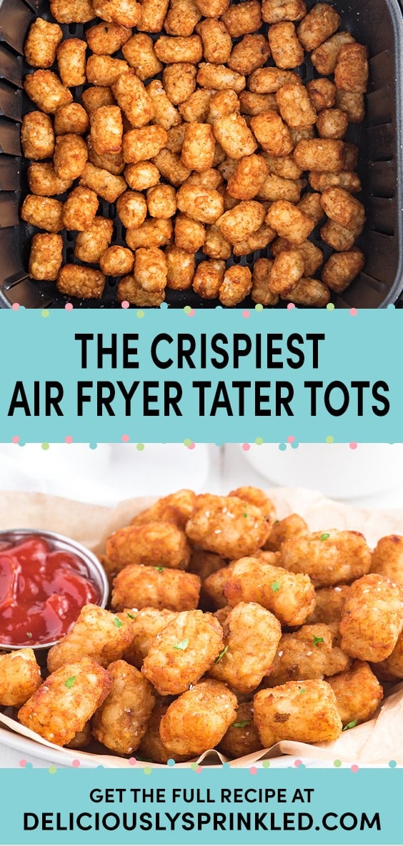 Air Fryer Tater Tots Deliciously Sprinkled