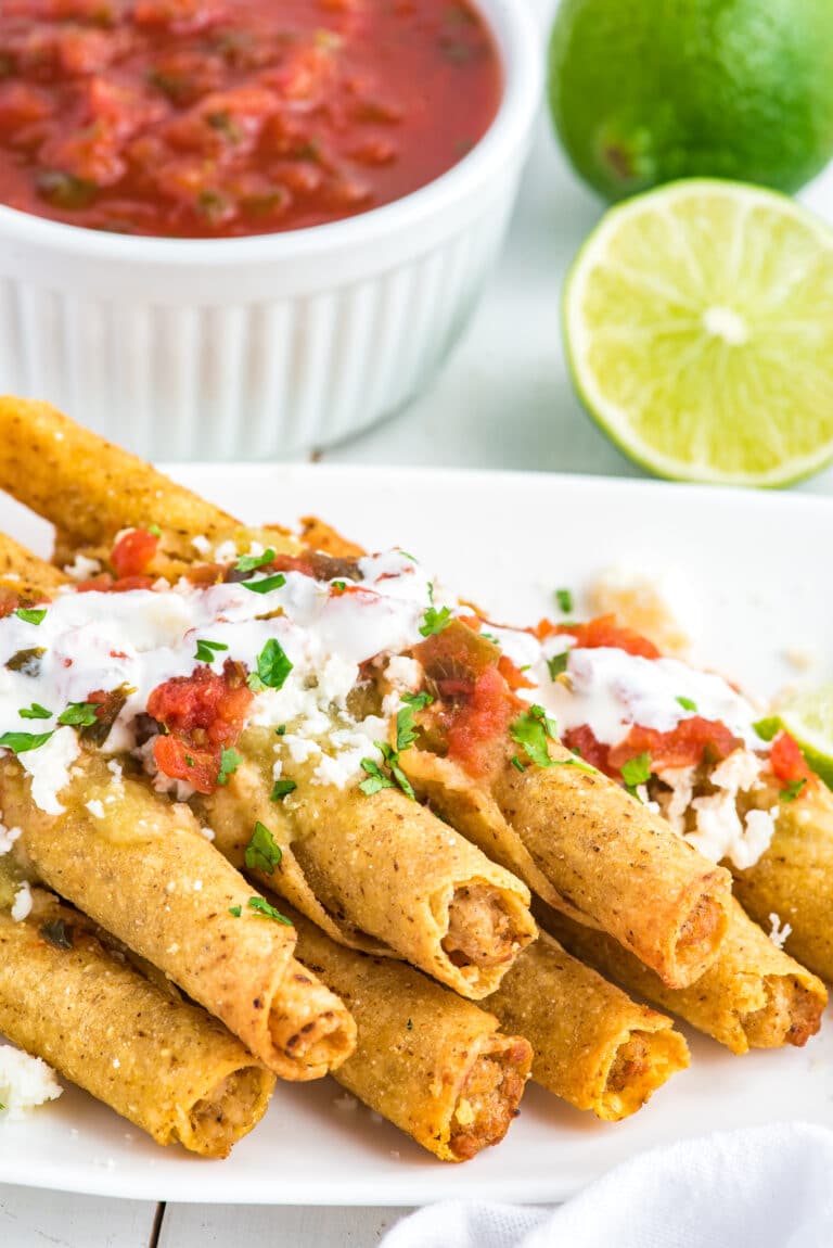 Taquitos In Air Fryer – Deliciously Sprinkled