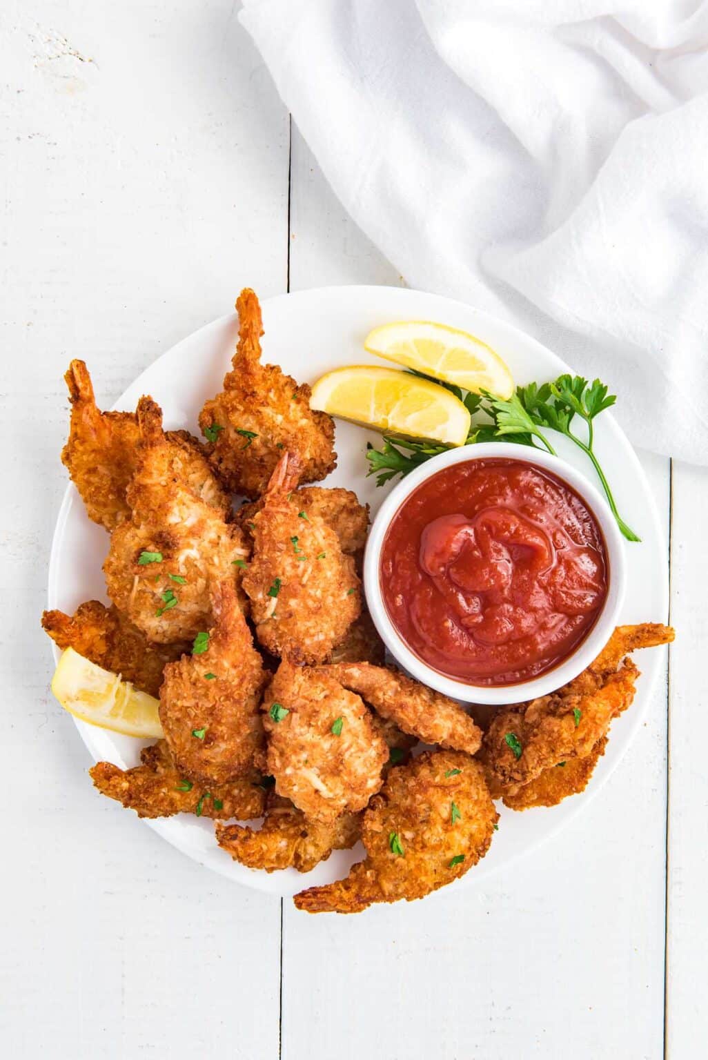 Air Fryer Frozen Shrimp Deliciously Sprinkled