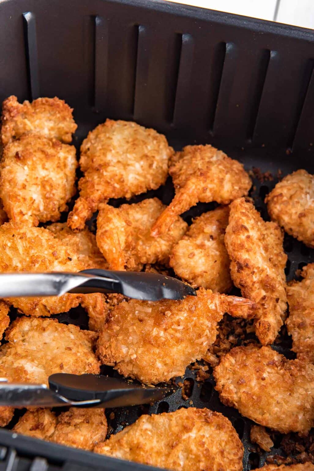 Air Fryer Frozen Shrimp Deliciously Sprinkled