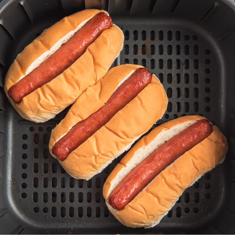 Air Fryer Hot Dogs Deliciously Sprinkled