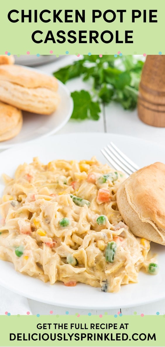 Easy Chicken Pot Pie Casserole – Deliciously Sprinkled