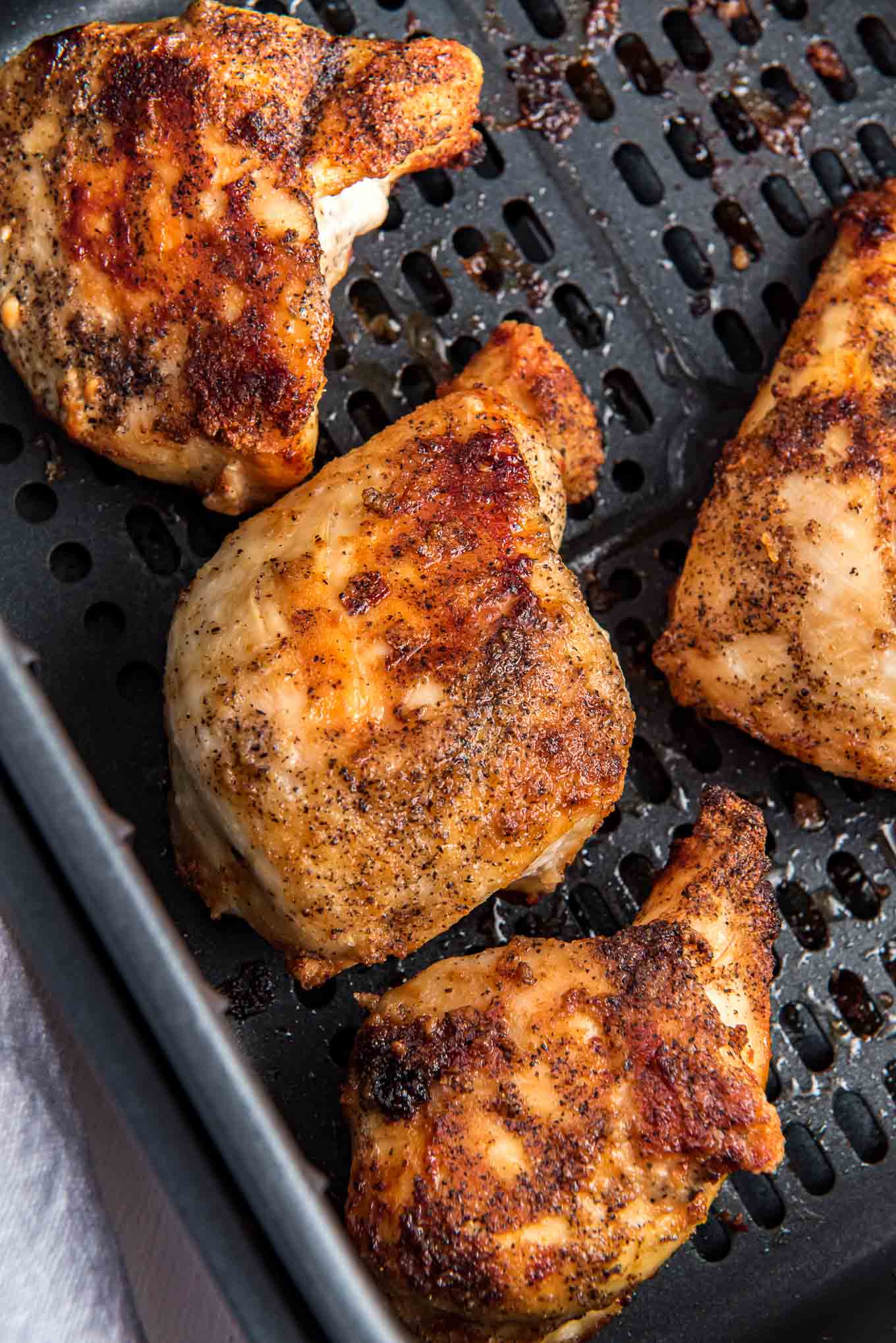 Chicken breasts in air fryer.