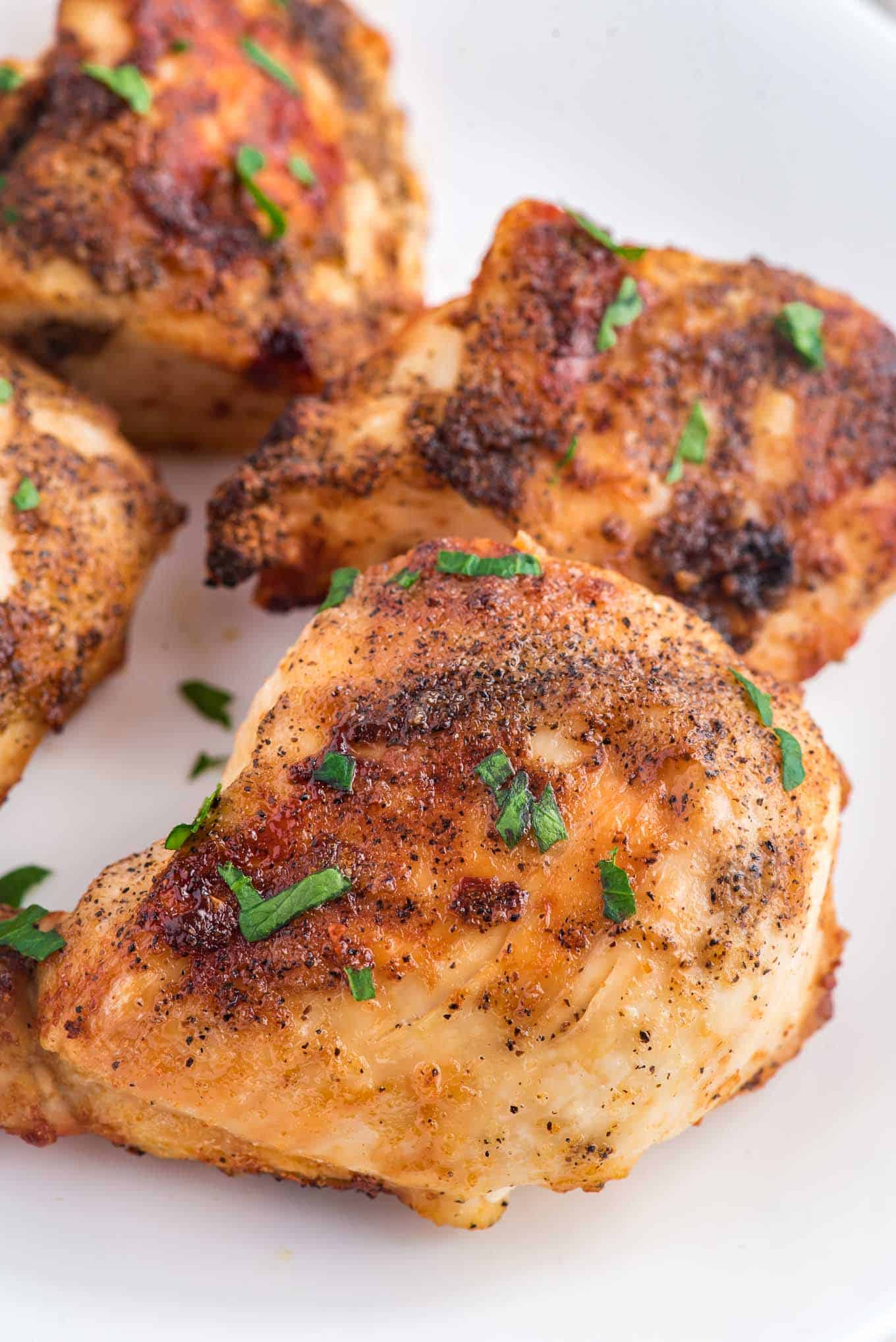 Moist and tender chicken breasts.