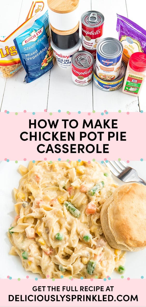 Easy Chicken Pot Pie Casserole – Deliciously Sprinkled