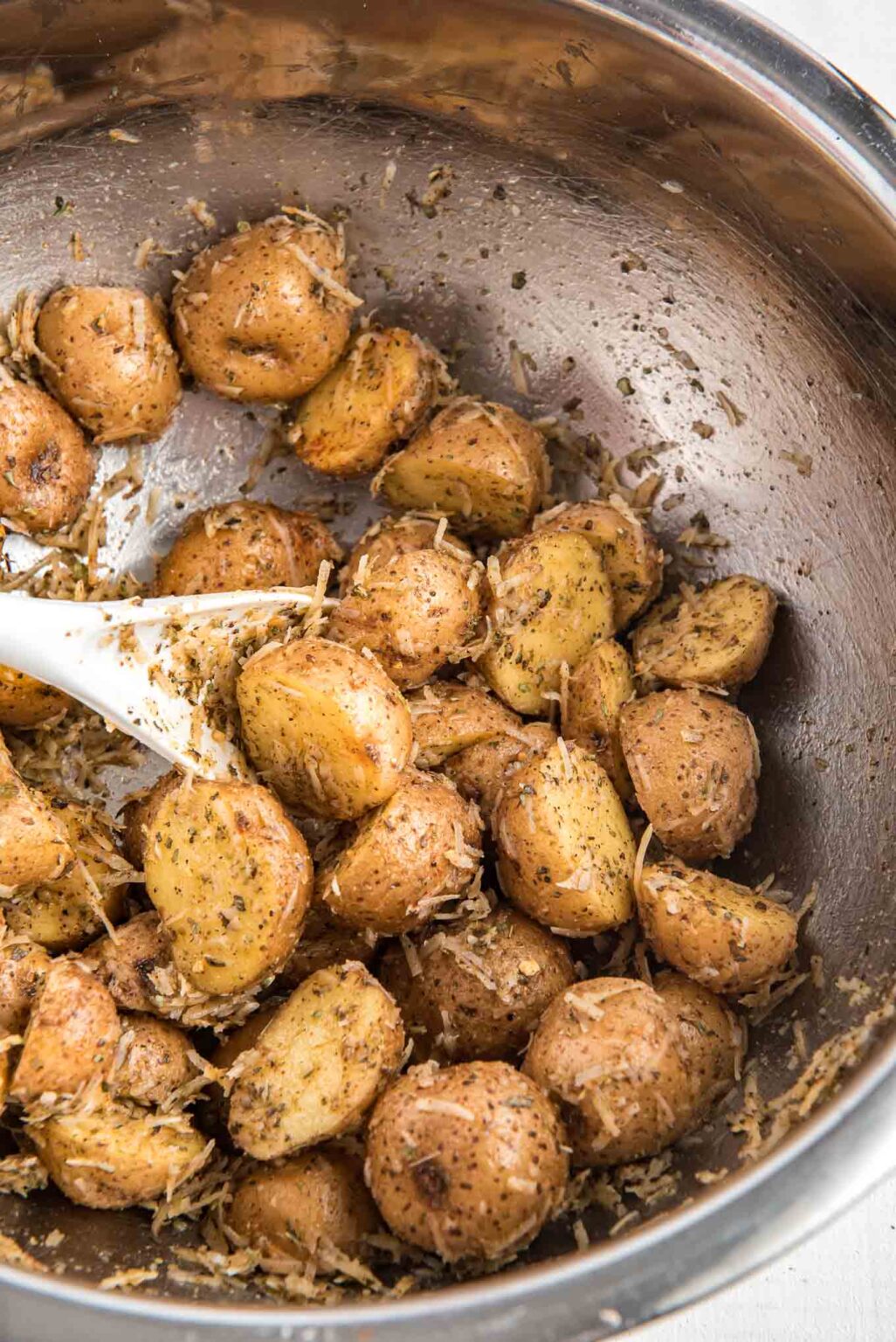 Air Fryer Baby Potatoes Deliciously Sprinkled