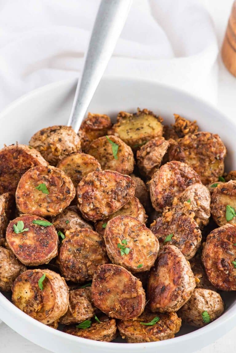 Air Fryer Baby Potatoes Deliciously Sprinkled