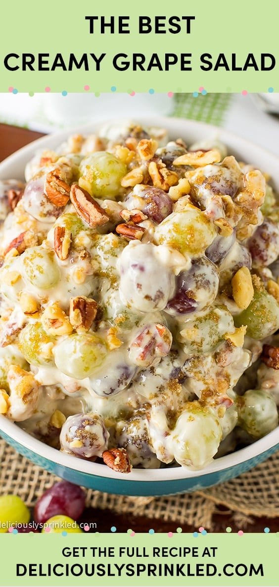 Creamy Grape Salad – Deliciously Sprinkled