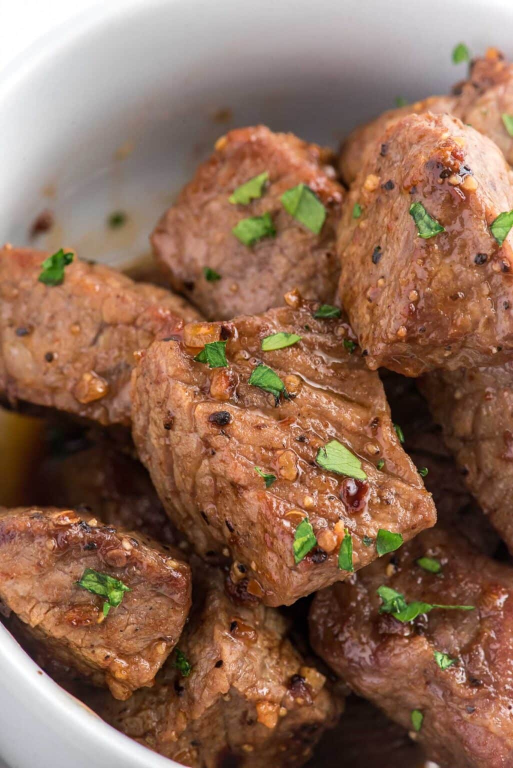 Air Fryer Garlic Butter Steak Bites – Deliciously Sprinkled