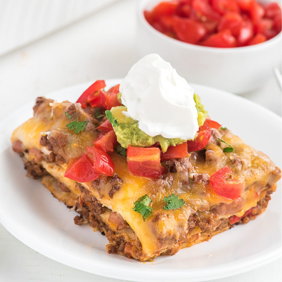 Taco Lasagna – Deliciously Sprinkled