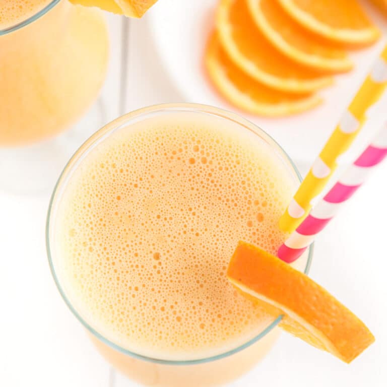 Orange Smoothie Deliciously Sprinkled